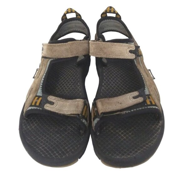 Teva XPD Sandals Mens Size 10 Brown Teal Suede Hiking Shoe Sandals SN 6674 main image 2